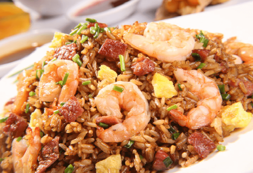 Arroz chaufa de mariscos