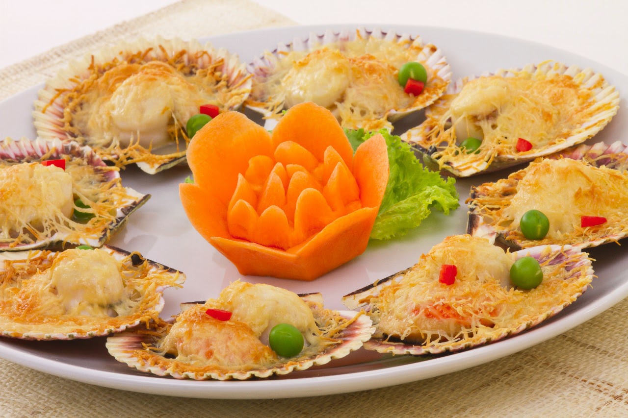 Conchitas a la parmesana (8 unid)